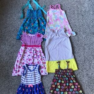 Girls 5 Summer Dress Bundle Gymboree, Disney